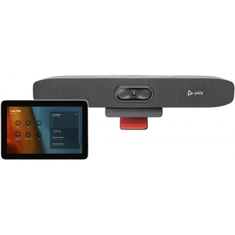 POLY Studio Small Room Kit for MS Teams: Studio R30 USB Video Bar with GC8 (ABB) server video