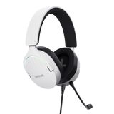 TRUST GXT 490W FAYZO 7.1 CUFFIE GAMING USB OVER-EAR CON MICROFONO AUDIO SURROUND 7.1 DRIVER 50mm ILLUMINAZIONE RGB NOISE CANCELLING BIANCO