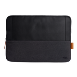 TRUST LISBOA CUSTODIA PER NOTEBOOK FINO A 16" REALIZZATA CON MATERIALE RICICLATO SCOMPARTI IMBOTTITI NERO
