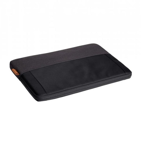 TRUST LISBOA CUSTODIA PER NOTEBOOK FINO A 16" REALIZZATA CON MATERIALE RICICLATO SCOMPARTI IMBOTTITI NERO