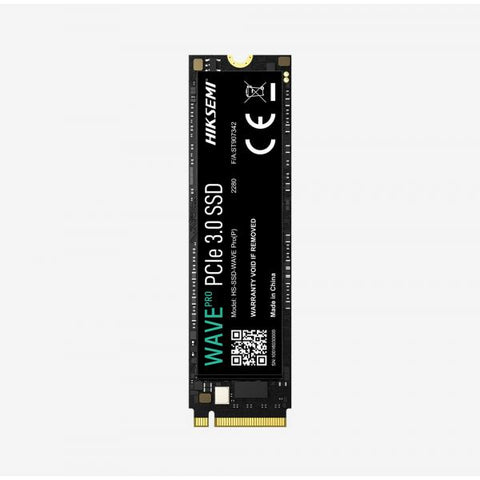 HIKVISION HIKSEMI WAVE PRO SSD 512GB M.2 NVMe PCI Express 3.0 3D TLC - Lettura: 3500 MB/s - Scrittura: 1800 MB/s