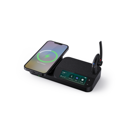 Yealink 1208653 cuffia e auricolare Wireless In-ear Ufficio USB tipo-C Bluetooth Nero