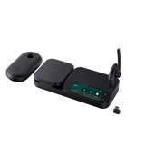 Yealink BH71 Workstation Pro Auricolare Wireless A clip Ufficio USB tipo-C Bluetooth Base di ricarica Nero