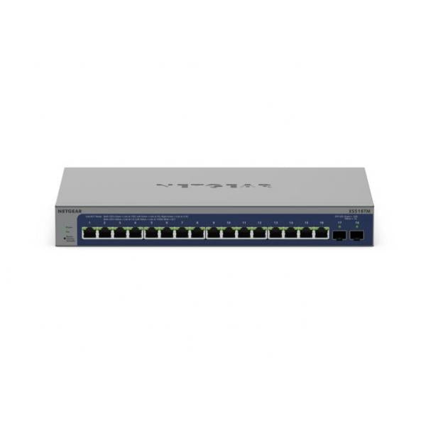 NETGEAR XS516TM Gestito L2/L3/L4 Grigio (16-PORT MULTI-GIGABIT SWITCH - 1Y INSIGHT MANAGED 2X SFP+ PORTS)