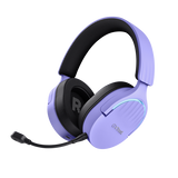 Trust GXT 491P FAYZO Auricolare Con cavo e senza cavo A Padiglione Giocare USB tipo A Bluetooth Nero, Viola