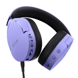 Trust GXT 491P FAYZO Auricolare Con cavo e senza cavo A Padiglione Giocare USB tipo A Bluetooth Nero, Viola