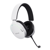 Trust GXT 491W FAYZO Auricolare Con cavo e senza cavo A Padiglione Giocare USB tipo-C Bluetooth Nero, Bianco
