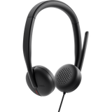 DELL WH3024 Auricolare Cablato A Padiglione Musica and Chiamate USB tipo-C Nero 
