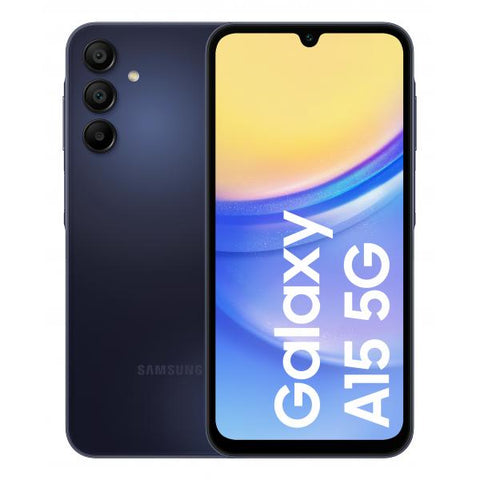 Samsung Galaxy SM-A156B 16,5 cm [6.5] Dual SIM ibrida Android 14 5G USB tipo-C 4 GB 128 GB 5000 mAh Nero, Blu (SAMSUNG GALAXY A15 5G DUAL SIM 128GB,13MP 16.39CM [6.5''] BLUE BLACK)