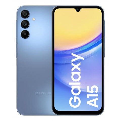 Samsung Galaxy SM-A155F 16,5 cm [6.5] Dual SIM ibrida Android 14 4G USB tipo-C 4 GB 128 GB 5000 mAh Blu (Galaxy A15 128GB Blue)