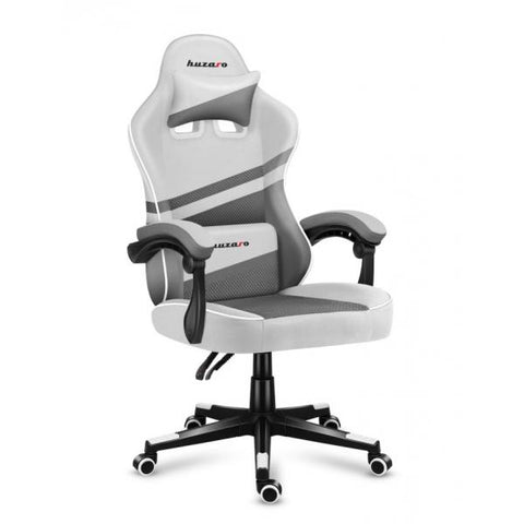 Huzaro FORCE 4.4 Sedia da gaming per PC Seduta a dondolo (culla) Grigio, Bianco