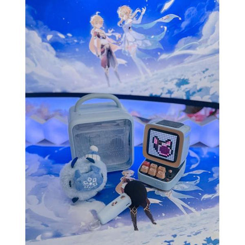 Divoom Ditoo-Mic Mini Altoparlante portatile mono Blu 15 W