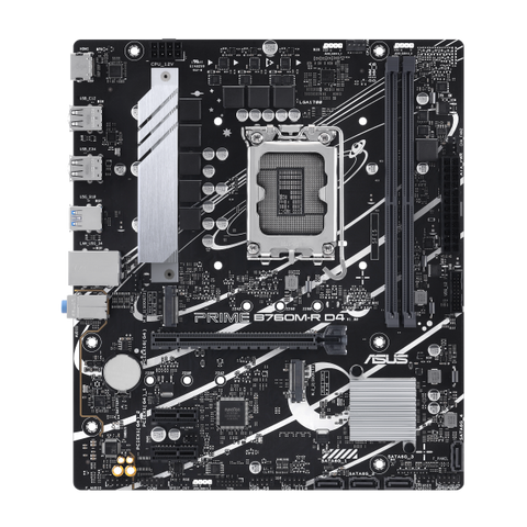 ASUS PRIME B760M-R D4 INTEL B760 LGA 1700 MICRO ATX
