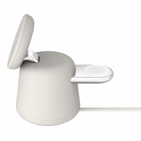 Belkin WIZ020MYH36 Cuffie, Smartphone, Orologio intelligente Sabbia USB Carica wireless Ricarica rapida Interno (^PRO 2IN1MAGSAFE15WCHARGINGSTANDSAND)