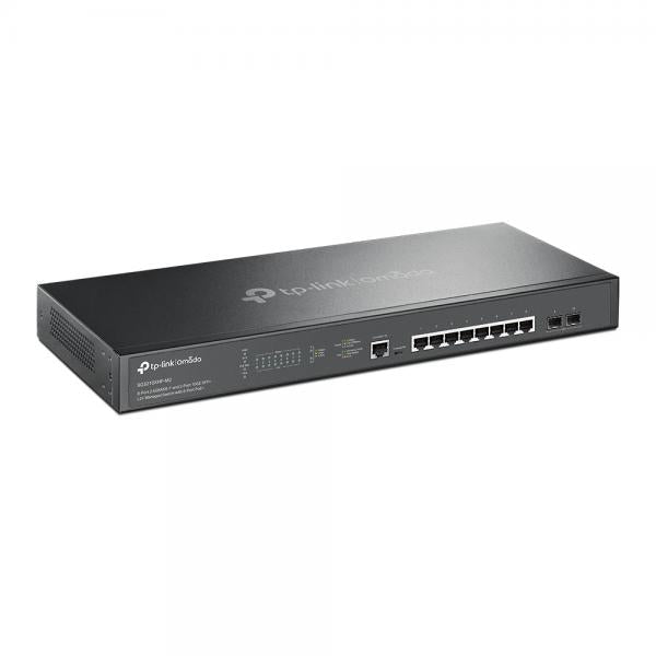 TP-LINK TL-SG3210XHP-M2 SWITCH GESTITO L2+ 2.5G ETHERNET 8 x 10/100/1000 + 2 x SFP+ PoE+ (240 W)
