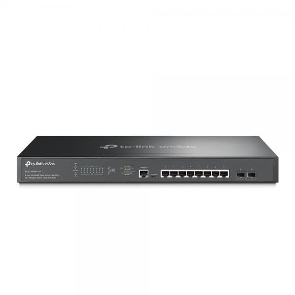 TP-LINK TL-SG3210XHP-M2 SWITCH GESTITO L2+ 2.5G ETHERNET 8 x 10/100/1000 + 2 x SFP+ PoE+ (240 W)