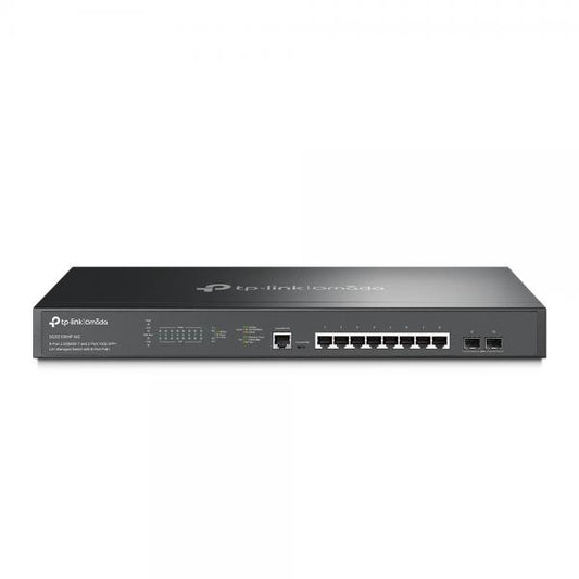 TP-LINK TL-SG3210XHP-M2 SWITCH GESTITO L2+ 2.5G ETHERNET 8 x 10/100/1000 + 2 x SFP+ PoE+ (240 W)