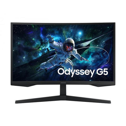 Samsung LS27CG552EU Monitor PC 68,6 cm [27] 2560 x 1440 Pixel Dual WQHD LED Nero (Samsung Odyssey G5 Dual WQHD 27 Gaming Monitor - Black)