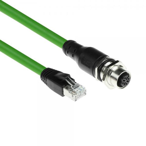 ACT SC4535 cavo di rete Nero, Verde 5 m