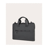 TUCANO GOMMO BORSA SUPERSLIM PER NOTEBOOK DA 14" E MACBOOK AIR 15" IN MATERIALE GOMMATO IMPERMEABILE TASCA ESTERNA CON TRACOLLA NERO