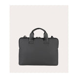 TUCANO GOMMO BORSA SUPERSLIM PER NOTEBOOK DA 14" E MACBOOK AIR 15" IN MATERIALE GOMMATO IMPERMEABILE TASCA ESTERNA CON TRACOLLA NERO