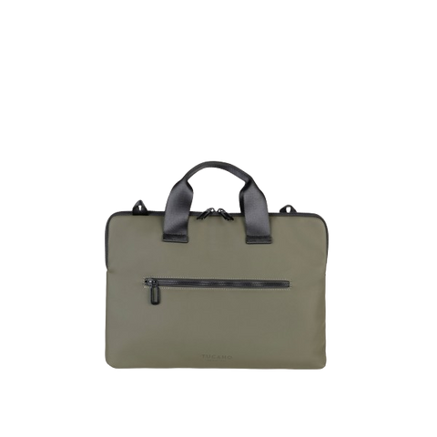 BORSA X NB TUCANO GOMMO SUPERSLIM 13"/14", VERDE MILITARE, PER NOTEBOOK 14" E MACBOOK AIR 15" - BSGOM1314-VM