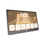 AOC T2 16T3EA Monitor PC 39,6 cm [15.6] 1920 x 1080 Pixel Full HD Nero (15.6 INCH FHD IPS PORTABLE USB C)
