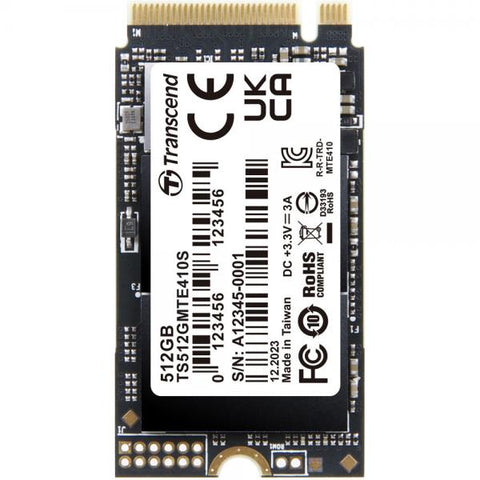 Transcend PCIe SSD 410S M.2 512 GB PCI Express 4.0 3D NAND NVMe