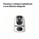 Imou Telecamera Ranger Dual 10Mp PT Cube IP/Wi-Fi 10MP 2.8mm IR mic/Speaker