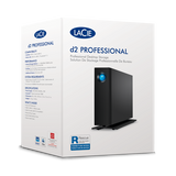 LACIE D2 PROFESSIONAL HDD ESTERNO 24 TB USB-C 3.2 Gen 2 THUNDERBOLT NERO