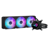 ASUS ROG Strix LC III 360 ARGB Processore Kit di raffreddamento a liquido 12 cm Nero (Asus ROG STRIX LC III 360 ARGB Liquid CPU Cooler, 360mm, 7th Gen v2 Asetek Pump, ARGB Fans, Rotatable Water Block