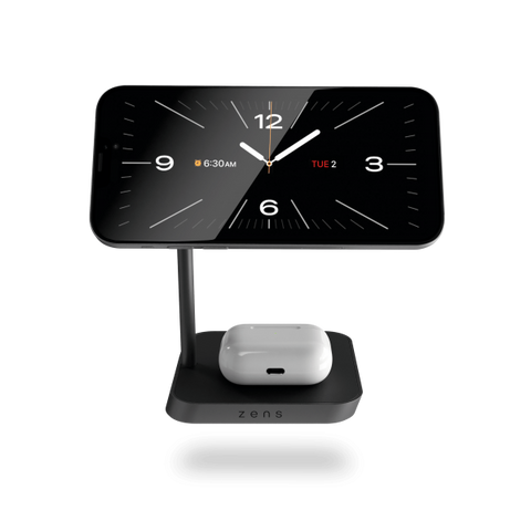 ZENS Office Charger 2 Cuffie, Smartphone Nero AC Carica wireless Ricarica rapida Interno