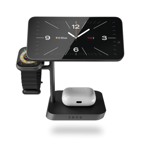ZENS Office Charger Pro 3 Cuffie, Smartphone, Orologio intelligente Nero AC Carica wireless Ricarica rapida Interno