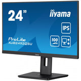 iiyama ProLite XUB2492QSU-B1 Monitor PC 60,5 cm [23.8] 2560 x 1440 Pixel Quad HD LED Nero (24 PROLITE XUB2492QSU-B1 24 WQHD IPS - 24 Black LED Monitor Full HD Height Adjustable DisplayPort USB