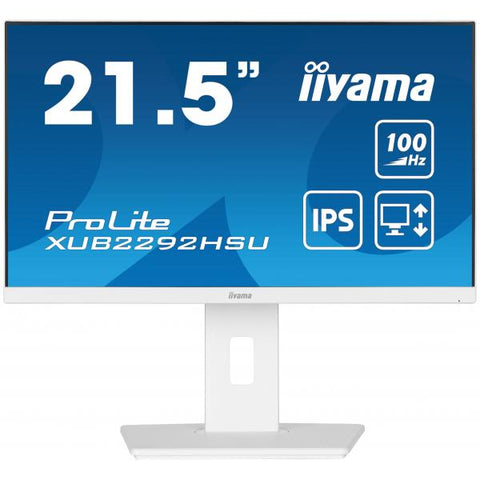 iiyama ProLite XUB2292HSU-W6 Monitor PC 54,6 cm [21.5] 1920 x 1080 Pixel Full HD LED Bianco (iiyama - XUB2292HSU-W6)