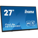 iiyama ProLite T2755MSC-B1 Monitor PC 68,6 cm [27] 1920 x 1080 Pixel Full HD LED Touch screen Da tavolo Nero (27 ProLite T2755MSC-B1 Touch Monitor - 27 Black LED Touchscreen Monitor Full HD DisplayPo