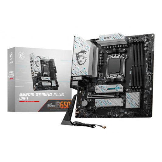 MSI B650M GAMING PLUS WIFI scheda madre AMD B650 Presa di corrente AM5 micro ATX