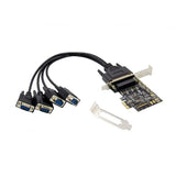 CONCEPTRONIC SCHEDA PCIe SERIALE DB9 RS232 A 4 PORTE