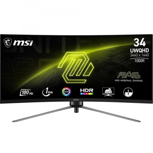 MSI MAG 345CQRDE Monitor PC 86,4 cm [34] 3440 x 1440 Pixel UltraWide Dual Quad HD Nero (MSI MAG345CQRDE 86,4cm [34] UWQHD VA)