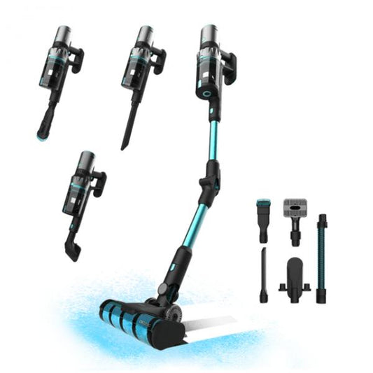 CECOTEC CONGA ROCKSTAR SCOPA ELETTRICA SENZA FILO SENZA SACCHETTO TECNOLOGIA FORCESONIC TUBO FLESSIBILE SPAZZOLA JALISCO CON ACCESSORI ACQUA NERO