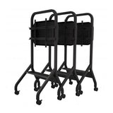 Peerless SR860-EUK Soporte para pantallas espositivas 190,5 cm [75] Nero (SR860-EUK - Flat Panel Cart for 43 to 75+ Displays)