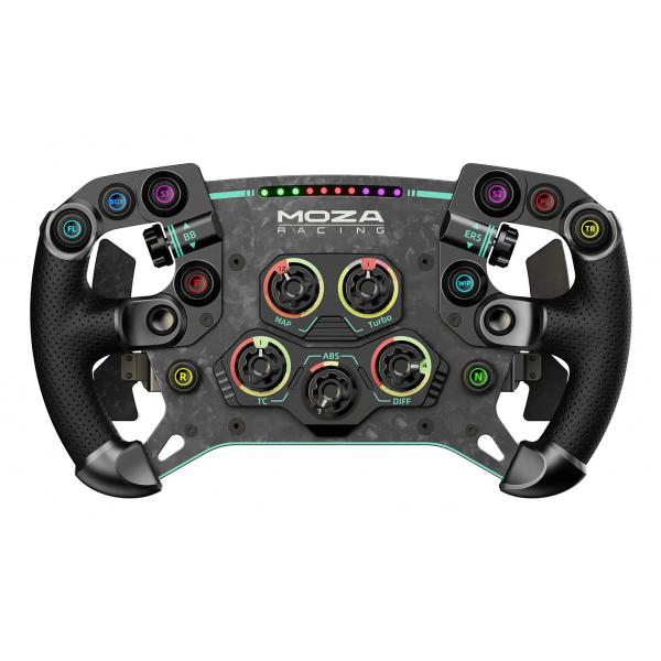 Moza Racing Racing GS V2P Pele-Microfibra RS056 Nero Flightstick