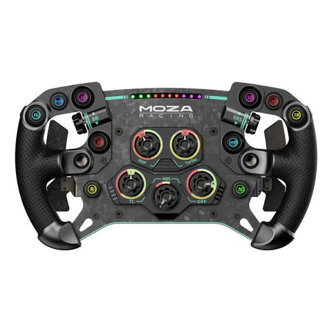Moza Racing Racing GS V2P Pele-Microfibra RS056 Nero Flightstick