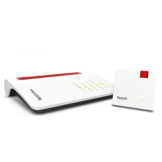 Mesh Set 7530 AX + 1200 AX Dual-band [2.4 GHz/5 GHz] Wi-Fi 6 [802.11ax] Rosso, Bianco 4 3G Interno (FRITZ! Mesh Set 7530)