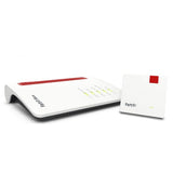 FRITZ! Mesh Set 7530 AX + 1200 AX Dual-band (2.4 GHz/5 GHz) Wi-Fi 6 (802.11ax) Rosso, Bianco 4 3G Interno