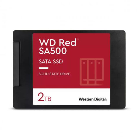 SSD WD 2TB RED 2.5" - NAS SATA SSD - READ:530MB/S-WRITE:560MB/S WDS200T2R0A