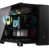 Corsair 2500X RGB Micro Tower Nero (2500X RGB GAMING CASE MICRO ATX BLAC)