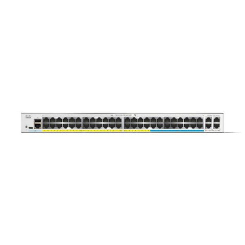 CISCO CATALYST 1300-48MGP-4X SWITCH GESTITO L3 - 48 X 10 GIGABIT ETHERNET + 4 X 10 GIGABIT SFP+ POE+ (370 W) BIANCO MONTABILE SU RACK