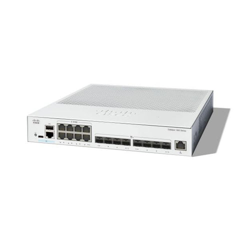 CISCO CATALYST 1300-16XTS SWITCH GESTITO L3 - 8 x 10GBASE-T + 8 x 10 GIGABIT SFP+ MONTABILE SU RACK BIANCO