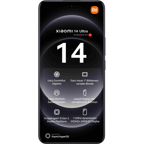 Xiaomi 14 Ultra 17,1 cm (6.73") Doppia SIM 5G USB tipo-C 16 GB 512 GB 5000 mAh Nero